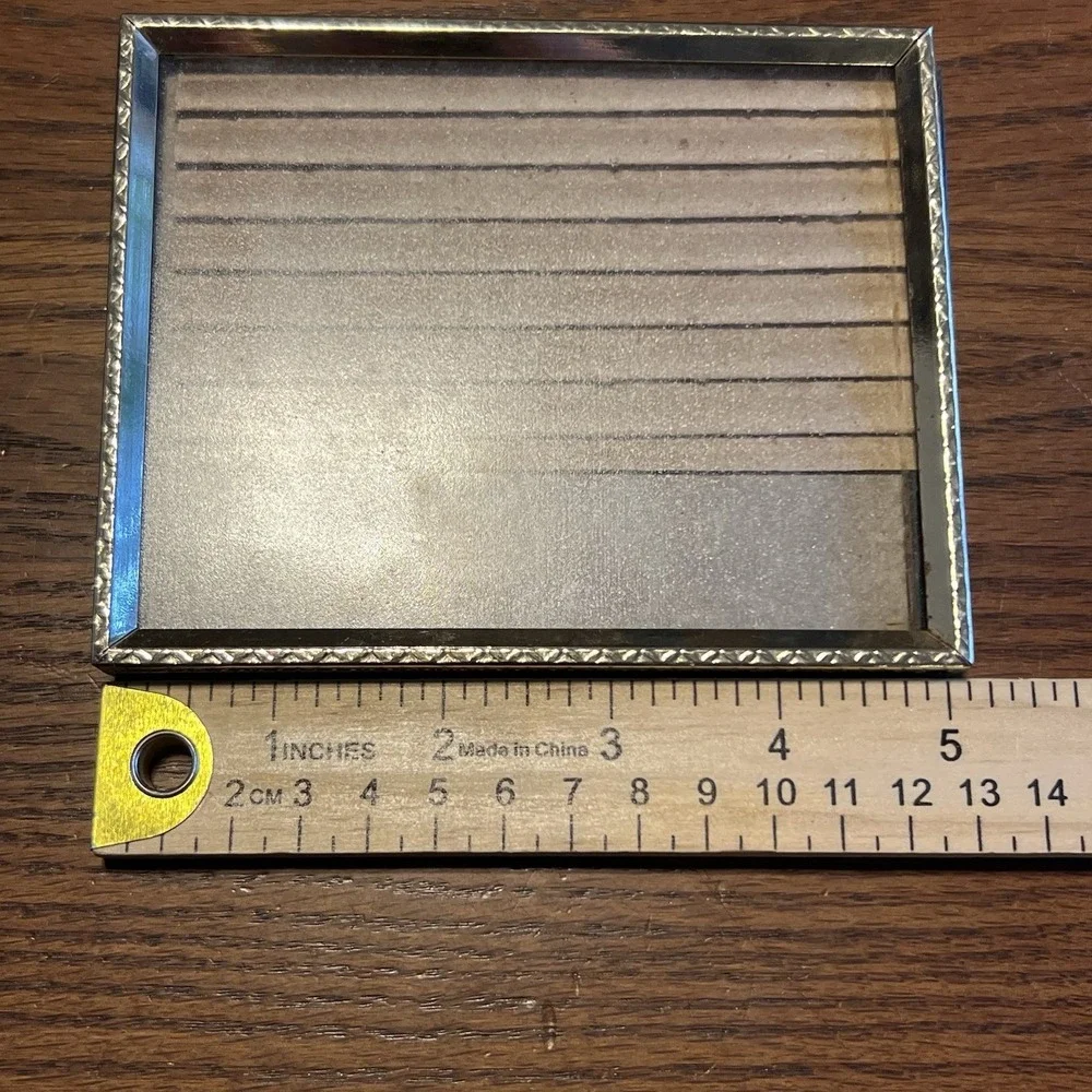 Vintage Gold Tone Mini Photo Frame Lot 5 Regal Metkraft 4x5 2.5x3 Shabby Chic